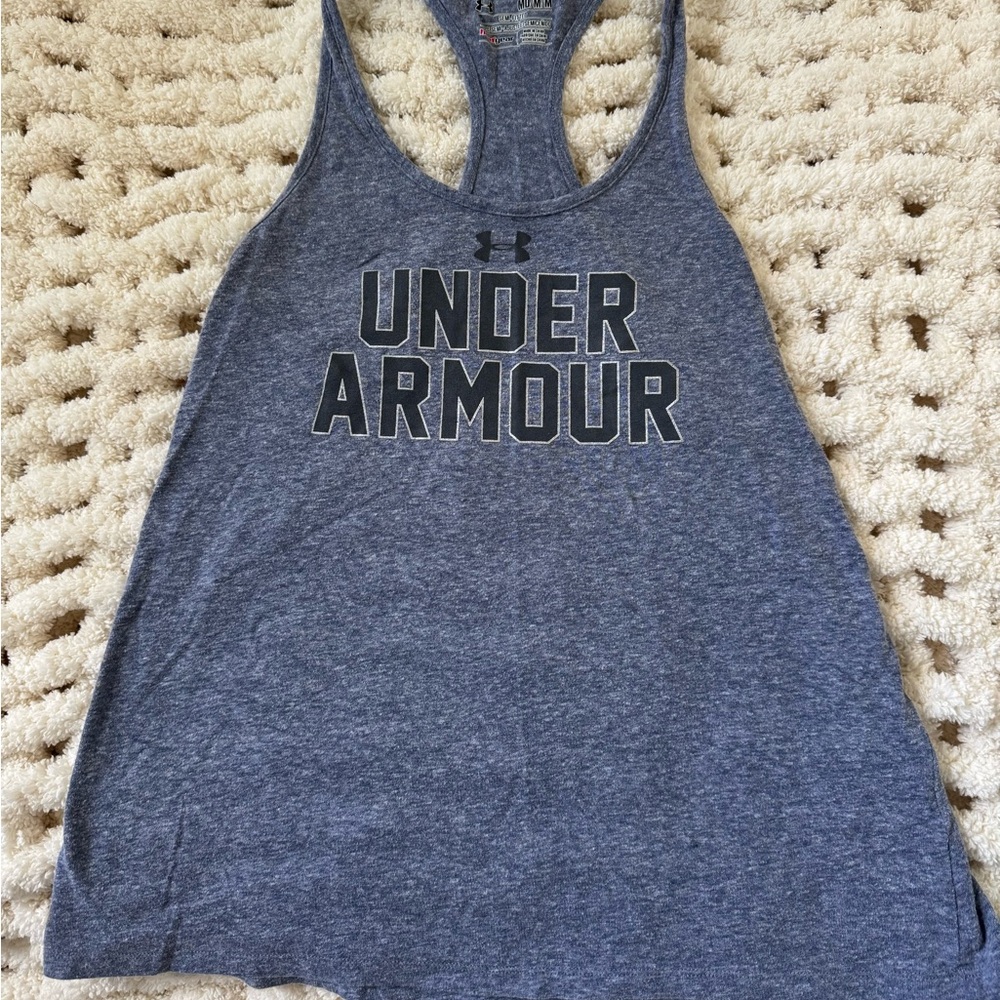Under Armour Heathered Blue Racerback Tank